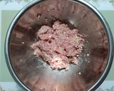 今日の夕飯！蓮根厚揚つくねハンバーグ主菜作り方6写真