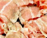豚バラとキャベツのガリバタ醤油炒め 🐷✨作り方1写真