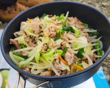 【山ご飯】肉野菜炒め作り方9写真