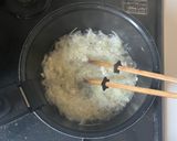 煮込まずサッと！キャベツの豆乳味噌スープ作り方1写真
