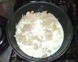 アスパラクリームパスタ♪簡単豚肉チーズ作り方8写真