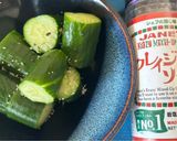 きゅうりと茗荷の合えもの(豆腐にのせて)作り方3写真