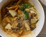 肉無チクワ簡単洋風テリマヨ味野菜炒め作り方19写真