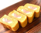 ハートイン卵焼き(お弁当)作り方11写真