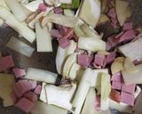 山ウドとハムのパスタ作り方5写真