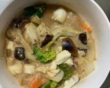 肉無豆腐クリーミー梅炒飯味豆腐野菜炒め作り方18写真