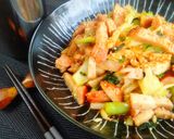 ＊青梗菜と焼豚とメンマの炒め物＊作り方4写真