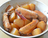 鶏手羽先と大根のこってり中華風甘辛煮♪作り方5写真
