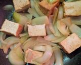 簡単★厚揚げ豆腐と玉ねぎのたまごとじ作り方5写真