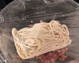 レンジのみ甘辛そぼろ混ぜうどん作り方3写真