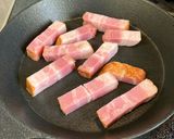ベーコンとズッキーニのスキレット焼き！作り方3写真