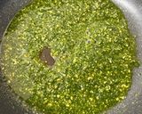 大葉でジェノベーゼ風パスタ作り方3写真