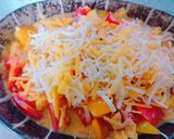 ＊パプリカとピザポテトのレンジキッシュ＊作り方6写真