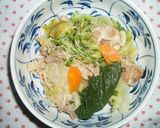 豚肉と野菜の青じそ蒸しサラダ作り方5写真