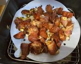 エアフライヤー焼き豚（ネギと生姜焼き)作り方3写真