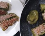 レンチンでピーマンの肉詰め♥作り方19写真