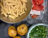 簡単和えるだけ☆タラモパスタサラダ作り方1写真