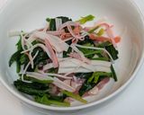 【レンジ料理】鶏とほうれん草の茶碗蒸し作り方3写真