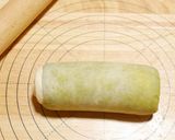 抹茶チョコの渦巻きマーブルパン作り方25写真