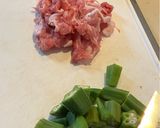 オクラの豚丼作り方1写真