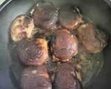 ★簡単　椎茸の味噌肉詰め作り方4写真