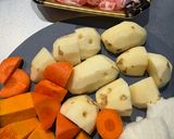 秋野菜！カボチャ入りこってり肉じゃが作り方2写真