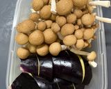 【簡単副菜】白だしできのこと茄子と大根の炒め煮作り方2写真