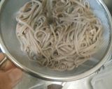 鶏むねときゅうりの冷やしごまだれそば作り方5写真