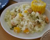 夏野菜たっぷり♪シーフードパエリア作り方4写真