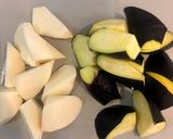 【さっぱり副菜】山芋とナスの梅醤油炒め作り方2写真