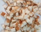 我が家の味付クルトン作り方1写真