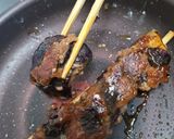トースターde挽肉と茄子のトルネード焼き作り方7写真