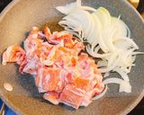 豚薄切り肉の冷やしぶっかけうどん作り方1写真