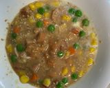 レンジ簡単梅味噌クリーム味オムライス弁当作り方5写真