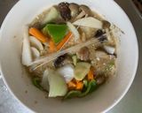 お一人様簡単梅チャプチェ味豆腐野菜炒め作り方16写真