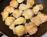鶏胸肉とピーマン青梗菜の梅和風炒め作り方4写真
