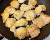 鶏胸肉とピーマン青梗菜の梅和風炒め作り方4写真