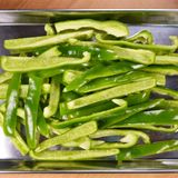 ポリポリピーマンのおかか塩昆布和え🤩🥗作り方1写真