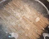 10分で簡単！がっつり肉乗せ♡とろろ蕎麦作り方1写真