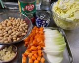 電気圧力鍋★鯖缶と大豆のトマト煮作り方1写真