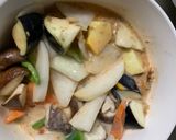 肉無チクワクリーミー味噌キムチ味野菜炒め作り方14写真