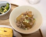 レンジで時短♡大根と豚そぼろの煮物作り方5写真