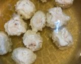 鶏団子と芹のお椀作り方4写真