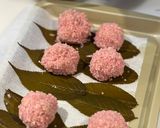 道明寺粉で作る桜しゅうまい作り方3写真