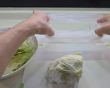 マヨネーズとお酢で作るコールスローサラダ作り方1写真