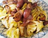 ホタルイカの春キャベツ炒め作り方3写真