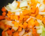 ニンジン＆玉ねぎ●野菜玉子チャーハン作り方2写真