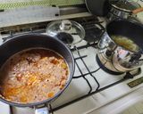 豚ひき肉と玉ねぎ微塵切りどっさりの醤油ラーメン作り方5写真