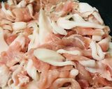 プチ丼●豚肉のあまから丼作り方2写真