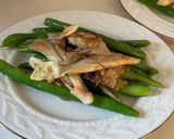 簡単!インゲン豆と舞茸のガーリック炒め作り方6写真